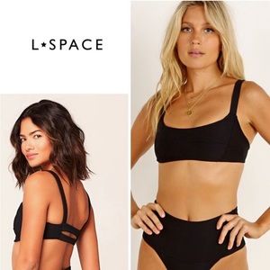 L*Space Jess + Desi Black Bikini Set